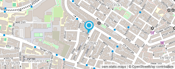 מפת הגעה אל מוסדות מקדש שלמה