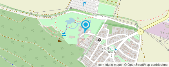 מפת הגעה אל אכסנית נוער ובית הארחה מעין חרוד