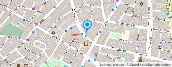 מפת הגעה אל מוזה - מספרה ועיצוב שיער