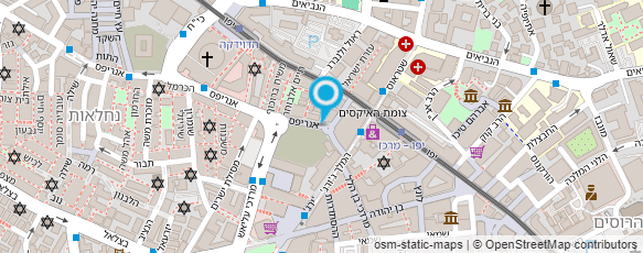 מפת הגעה אל המספרה של רוני