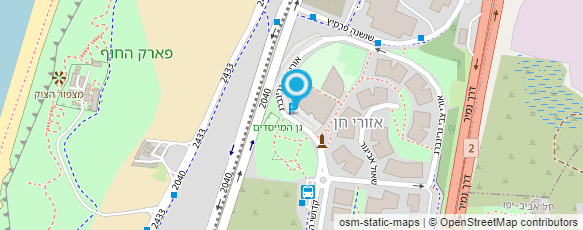 מפת הגעה אל אופק אהרוני מפת הגעה אל אופק אהרוני