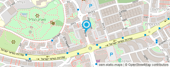 מפת הגעה אל ד"ר שי בן –דב ( מרפאת השיניים הדס )