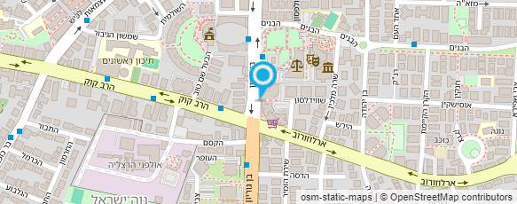 מפת הגעה אל עו"ד ונוטריון וינשטיין ליאורה