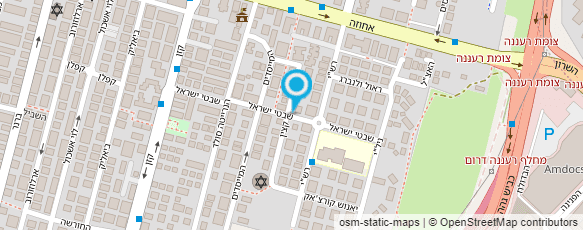 מפת הגעה אל "סטודיו 21"- מאגר קריינים