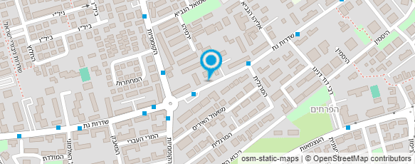 מפת הגעה אל האגודה למען הקשיש קרית-גת