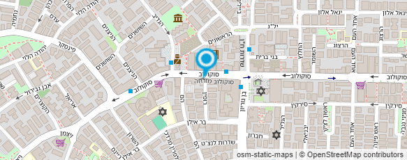 מפת הגעה אל נעלי שרונה