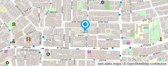 מפת הגעה אל מעון נעמ"ת - הרצוג