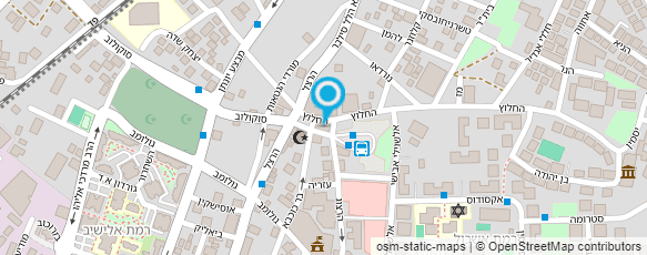 מפת הגעה אל מאפיית העיר