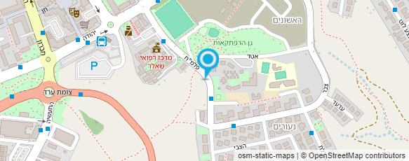 מפת הגעה אל גן חבצלת