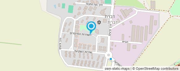 מפת הגעה אל פונדק התבור - קייטרינג דברת