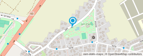 מפת הגעה אל מרכז ארכיאולוגי נגב