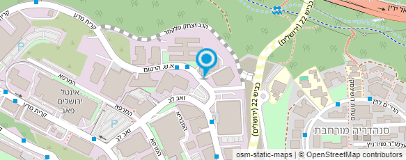 מפת הגעה אל הדר עמוס - מרכז סוכנות לביטוח בע"מ