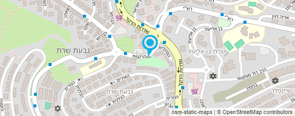 מפת הגעה אל מקווה - גבעת שרת