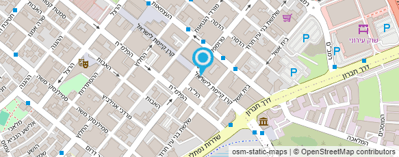 מפת הגעה אל נ.י. כרמל רהיטים