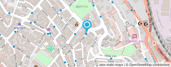 מפת הגעה אל א.ח. שפירא חומרי בניין