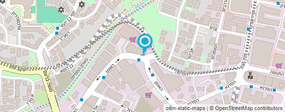 מפת הגעה אל גשרים למען השלום