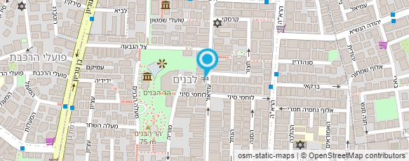 מפת הגעה אל עמותת הפסטיבל הבינ"ל לגיטרה