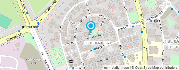 מפת הגעה אל מוניות אם המושבות