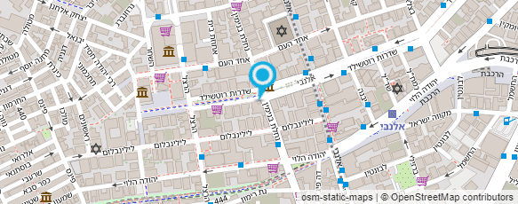 מפת הגעה אל עו"ד רוזנברג דורון