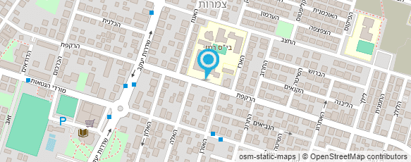 מפת הגעה אל ביה"ס רזאל ("המסילה")