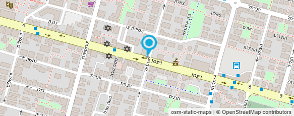 מפת הגעה אל מעצבי שיער מושל