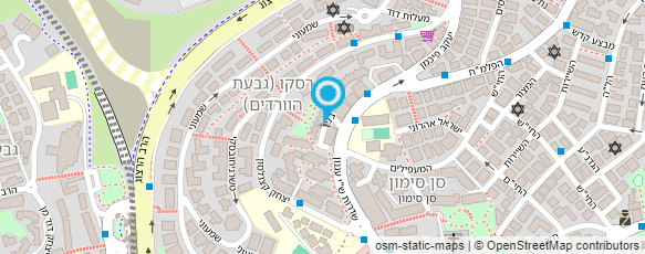 מפת הגעה אל "אמונה" מעון יום