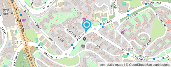 מפת הגעה אל "אמונה" מעון יום