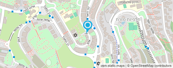 מפת הגעה אל "אמונה" מעון יום