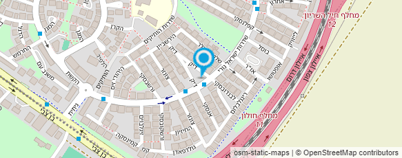 מפת הגעה אל מעון נעמ"ת - קרית שלום