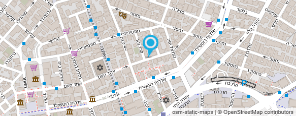 מפת הגעה אל שלום עכשיו