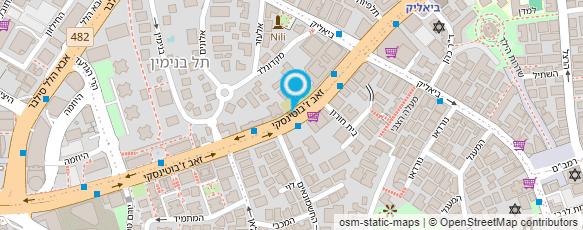 מפת הגעה אל פורת יוסף ובניו בע"מ