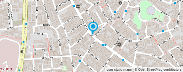 מפת הגעה אל ויצמן יצחק