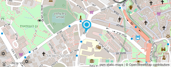 מפת הגעה אל מצודת דוד