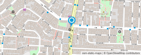 מפת הגעה אל מיתר - בית ספר לנגינה