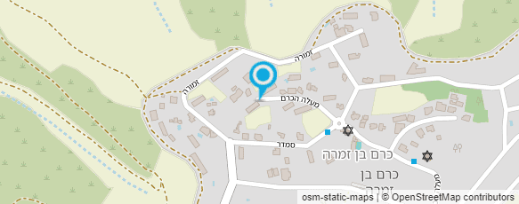 מפת הגעה אל בית בכרם