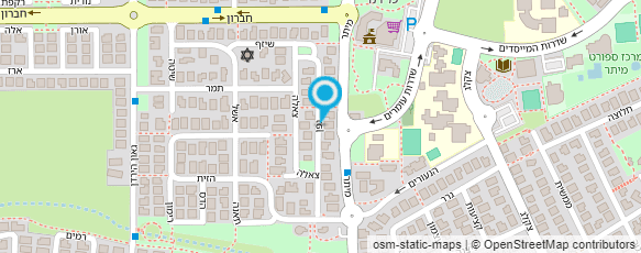 מפת הגעה אל ערן תומר