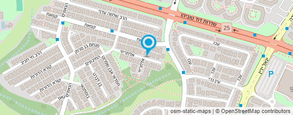 מפת הגעה אל גן הופ