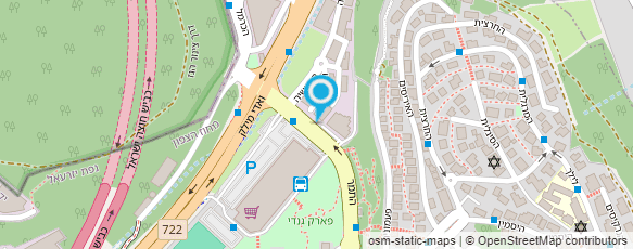 מפת הגעה אל אולמי הנשיא