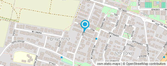 מפת הגעה אל קציר בצלאל