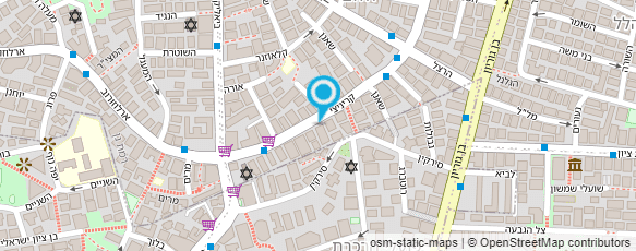 מפת הגעה אל פרופ' סלומי משה