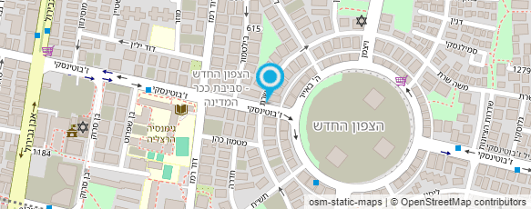 מפת הגעה אל פרופ' לרמן יהודה