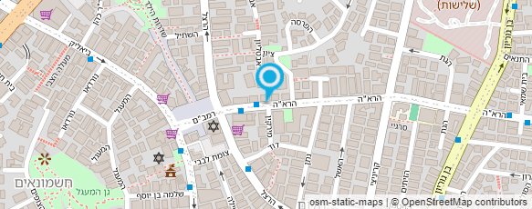 מפת הגעה אל מזיאר בי"ס לצורפות ושיבוץ