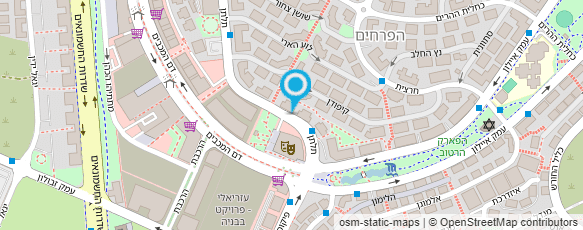 מפת הגעה אל מכבסת מודיעין