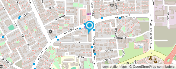 מפת הגעה אל מכבסת כביסקל