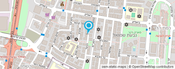 מפת הגעה אל איזק רחל - רג'ין קוסמטיקס