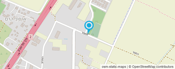 מפת הגעה אל חברת מתקן מישור רותם בע"מ