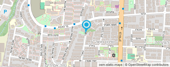 מפת הגעה אל ליז צאודרר איפור מקצועי