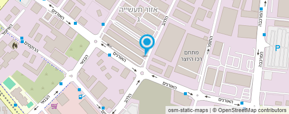 מפת הגעה אל לזר תבניות לפלסטיק וגומי