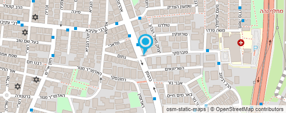 מפת הגעה אל "מסילה" ספריה לעיוורים