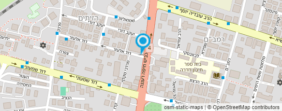 מפת הגעה אל מחסני מוצרי תינוקות